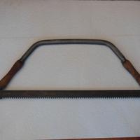 Sega ad arco da legno vintage
