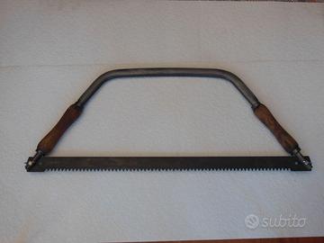 Sega ad arco da legno vintage