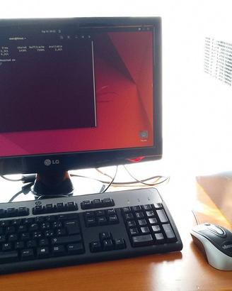 PC Desktop i3 RAM4GB HDD500GB Linux + Monitor