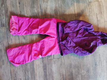 completo sci snowboard  the North face 6 anni
