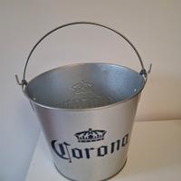 Secchiello ghiaccio birra Corona in metallo zincat