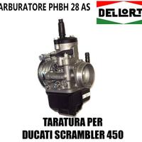 Carburatore Dell'Orto PHBH28AS Ducati 450 Scramble