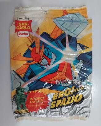 Daitarn 3 pacchetto patatine San Carlo + extra