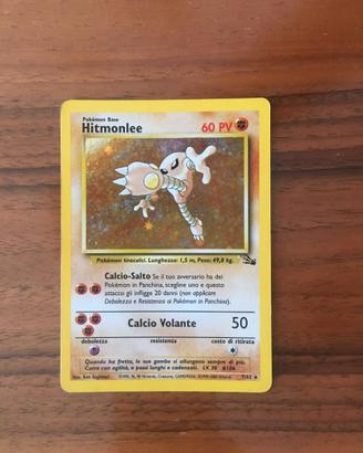 Pokemon, Hitmonlee, Fossil, 7/62