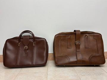 Valigie vintage in vera pelle anni 50