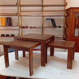 Tre tavolini di Scarpa per Cassina