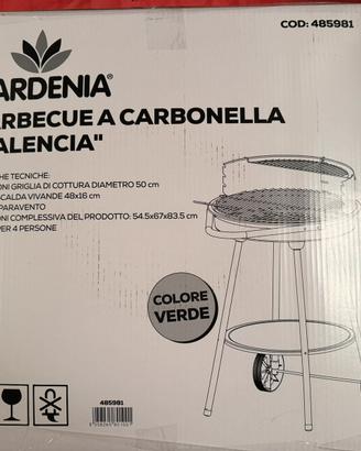 Barbecue a carbonella Gardena NUOVO sigillato