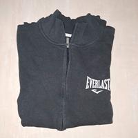 Felpa Everlast nera con zip