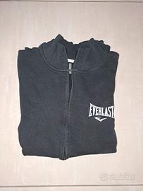 Felpa Everlast nera con zip