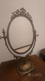 Specchio da Tavolo  vintage perfetto e luminoso