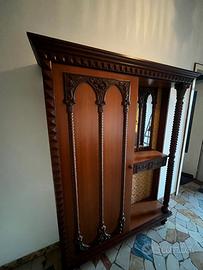 Mobile antico in legno massello - stile gotico