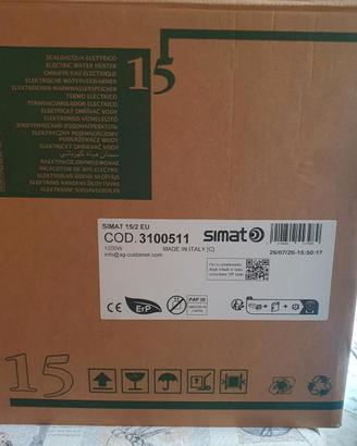 Scaldabagno elettrico Simat by Ariston 15 litri