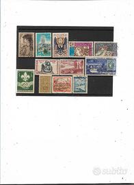 1922/1985 N 12 FRANCOBOLLI AUSTRIA E FRANCIA SOTTO