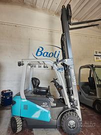 Carrello elevatore elettrico 2500kg completo di tr
