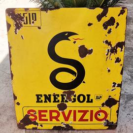 Insegna Tabella Smaltata Energol BP