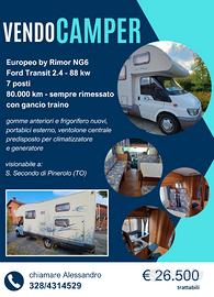 Camper ford transit 2.4 88 kw by rimor ng6