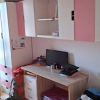 cameretta bimbe armadio e scrivania