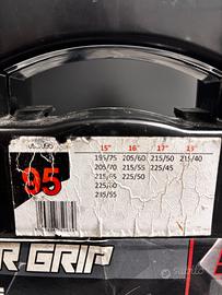 Catene da neve 9MM gruppo 95 per gomme 15-16-17-18
