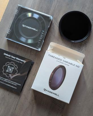 Filtro ND variabile Freewell 82mm 6-9 Stop