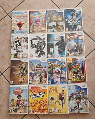 giochi nintendo Wii e balance board