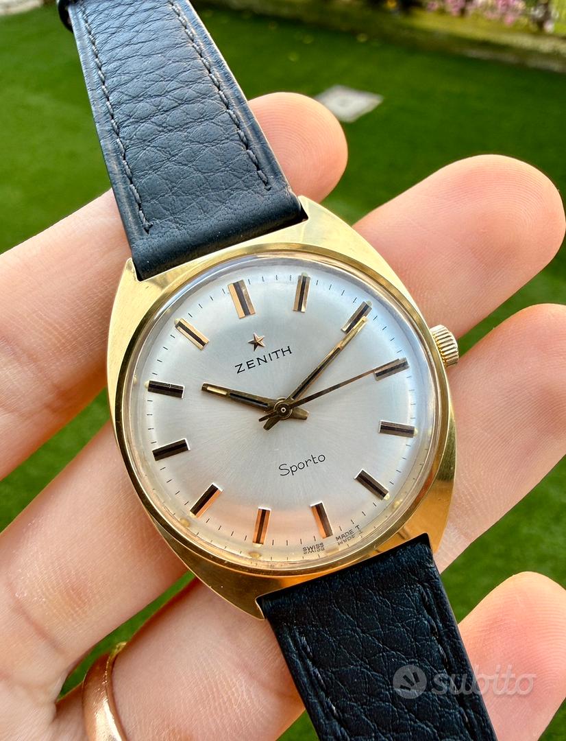 Orologi Vintage Zenith Sporto Carica Manuale Orologio Vintage