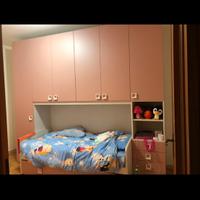 Cameretta rosa con ponte