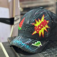 Cappellino Adidas personalizzato a mano – unico!