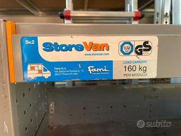 Scaffale per furgone