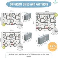 Tappeto Gioco Neonato Pieghevole 180x200