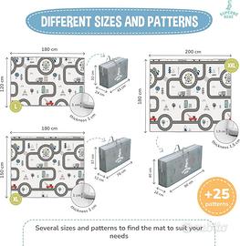 Tappeto Gioco Neonato Pieghevole 180x200