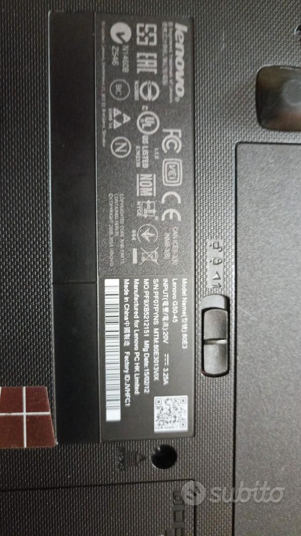 Lenovo G50-45 80E3 OS起動後操作ができない | パソコンドック24 名古屋・庄内緑地公園店 (西区)