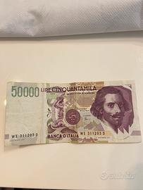 Banconota 50000 mila lire