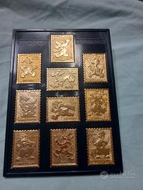 Topolino francobolli in metallo da collezione 