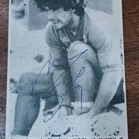 autografo originale Maradona 