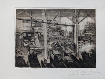 Acquaforti Carlo Vitale (1902-1996) - Caproni