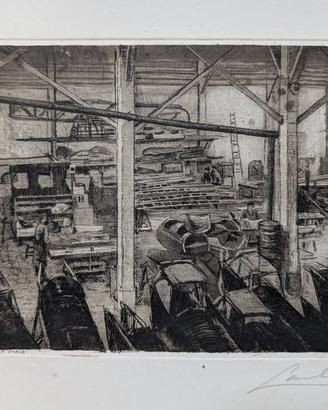 Acquaforti Carlo Vitale (1902-1996) - Caproni