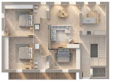 Appartamento di 139 m² con 5 locali e box auto a M
