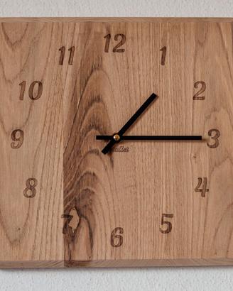 Orologio da parete in legno