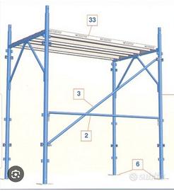 Ponteggio/impalcatura edile USATO