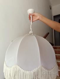 Lampadario in tessuto 