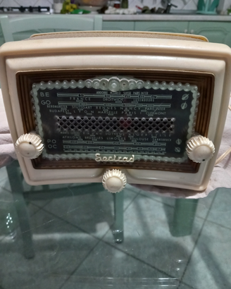 Radio a valvole Sectrad 1953