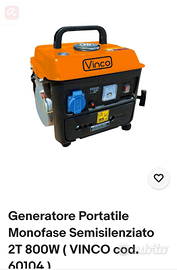 Generatore Vinco 800W, 2T