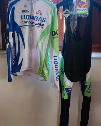 Completo bici da corsa Cannondale 
