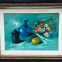 MARCELLO GAMURRO “NATURA MORTA” PITTURA AD OLIO