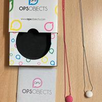 2 collane donna ops lunghezza 42 cm