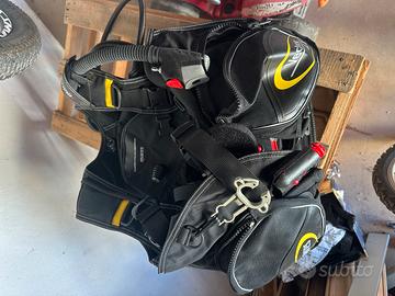 GAV Mares Vectori + erogatore Scubapro + pinne