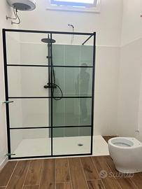 Walk-in doccia stile industrial – NUOVO