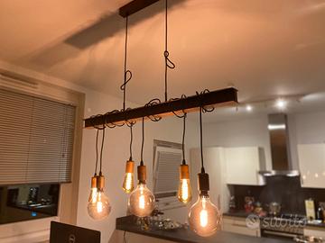 Lampadario stile urban - incl. bulbi