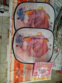 Tendine parasole auto 2pz Elefantino