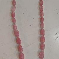 collana in quarzo rosa